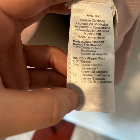 Madewell MWL Airyterry Hoodie Sweatshirt in Colorblock - Picture 9 of 9